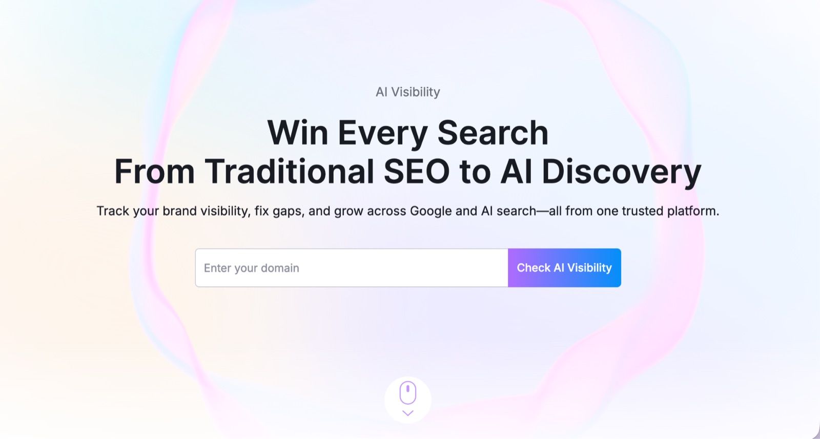 Semrush AI Visibility Toolkit interface showing share of voice and prompt coverage