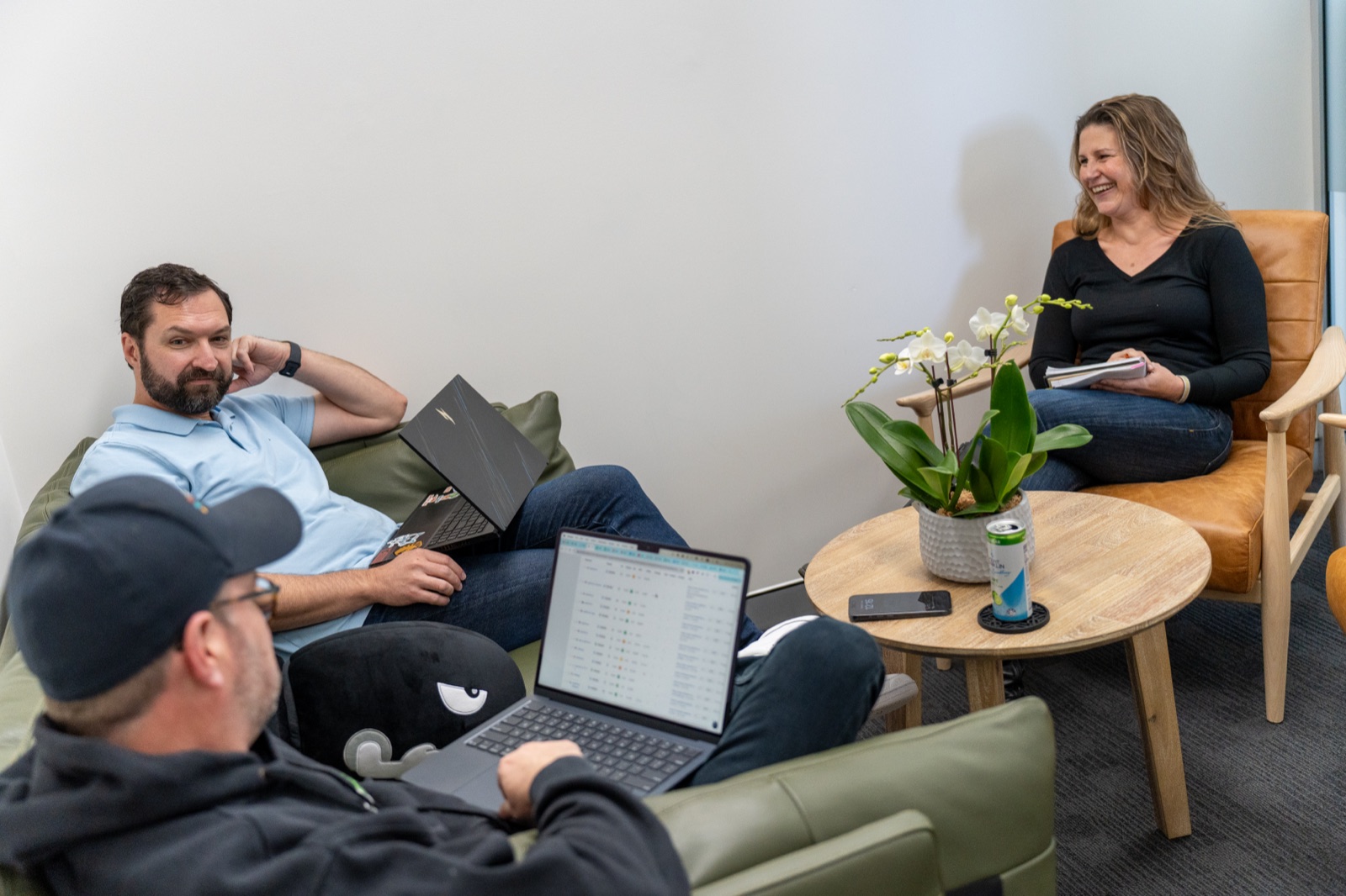 Earned Media strategists reviewing content marketing plans