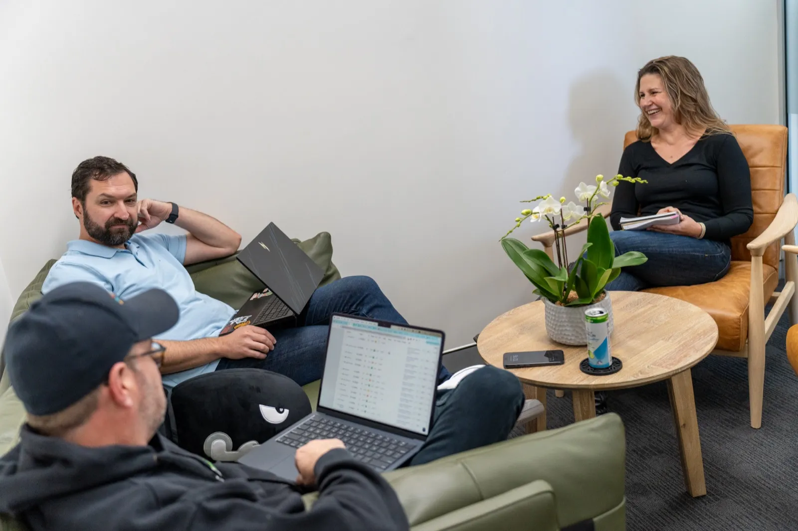 Content Department creative team collaborating on storyboard